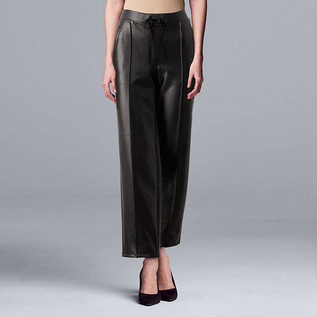 Simply Vera Vera Wang Faux Leather Leggings for Women for sale