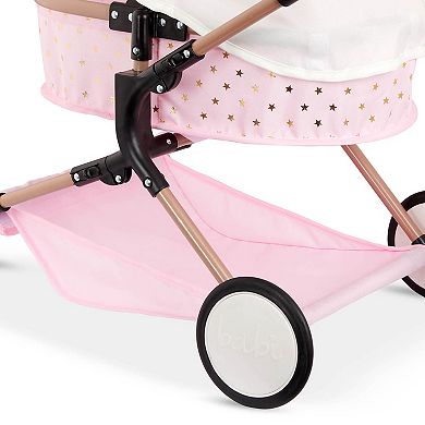 Babi by Battat 14-Inch Baby Doll Double Stroller