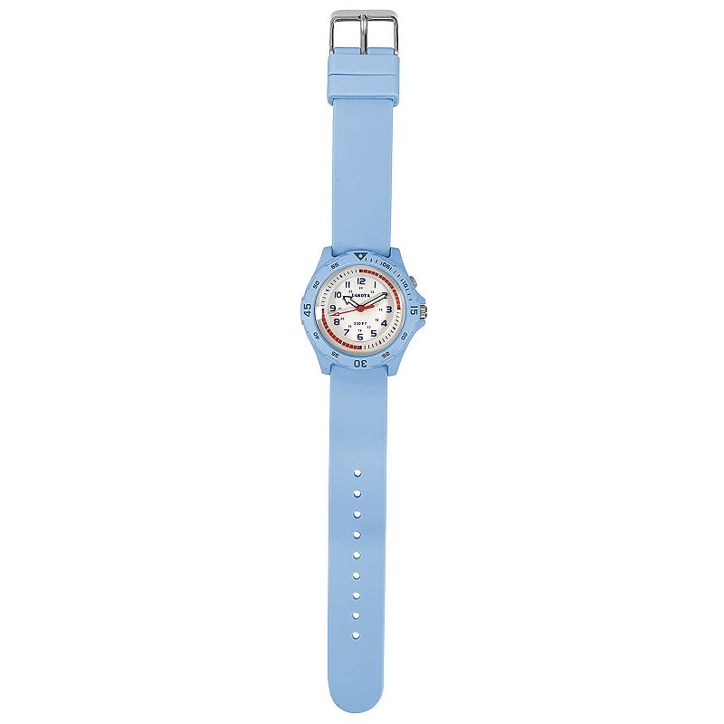Dakota Womens Midsize Nurse Watch with Blue Silicone Band, Size: Medium