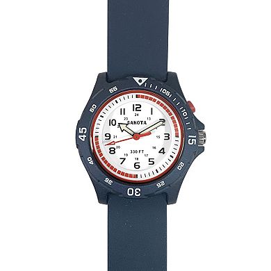 Dakota Women's Midsize Nurse Watch with Navy Silicone Band