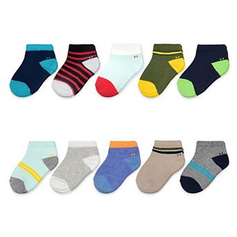 Baby & Toddler Boy Jumping Beans® 10-Pack Ankle Socks