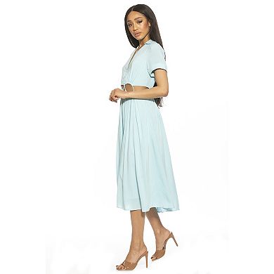 Women's ALEXIA ADMOR Cassidy Collared Button Down Shirtdress