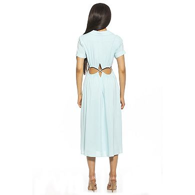 Women's ALEXIA ADMOR Cassidy Collared Button Down Shirtdress