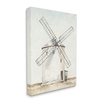 Stupell Home Decor Windmill Landscape Canvas Wall Art