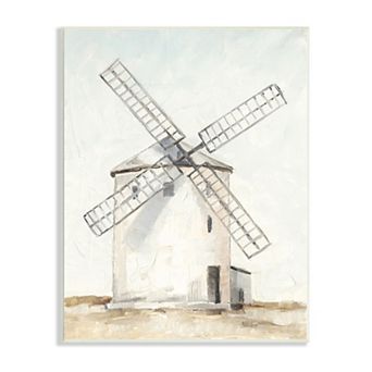 Stupell Home Decor Windmill Farm Plaque Wall Art