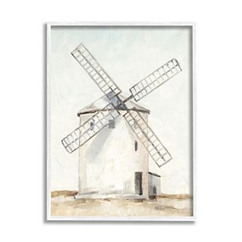 Stupell Home Decor Farm Windmill Framed Wall Art