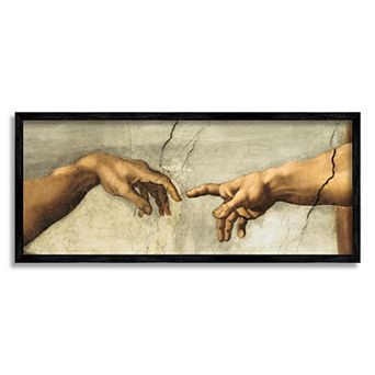 Stupell Home Decor Hands of Creation Religious Framed Wall Art