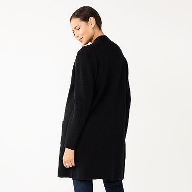 Women's Nine West Jacquard Long Cardigan