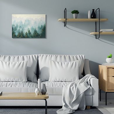 Stupell Home Decor Abstract Pine Forest Canvas Wall Art