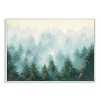 Stupell Home Decor Abstract Pine Forest Plaque Wall Art