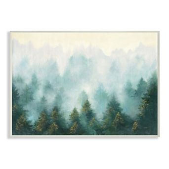 Stupell Home Decor Abstract Pine Forest Plaque Wall Art