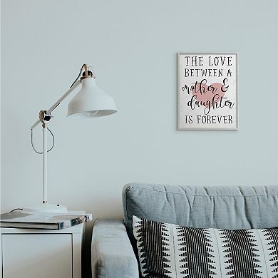 Stupell Home Decor Love Mother & Daughter Framed Wall Art