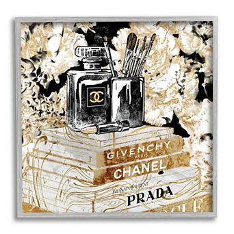 Stupell Home Decor Glam Designer Book Framed Wall Art