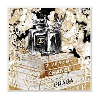 Stupell Home Decor Glam Designer Book Plaque Wall Art