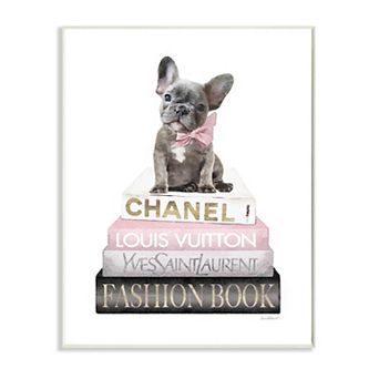 Stupell Home Decor Dashing French Bulldog Plaque Wall Art