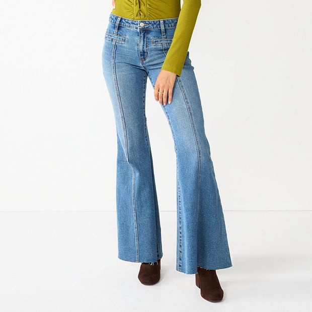 Buy Be Low Low Rise Flare Jeans for USD 88.00