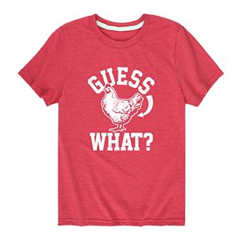 Boys 8-20 Guess What Chicken Butt Graphic Tee