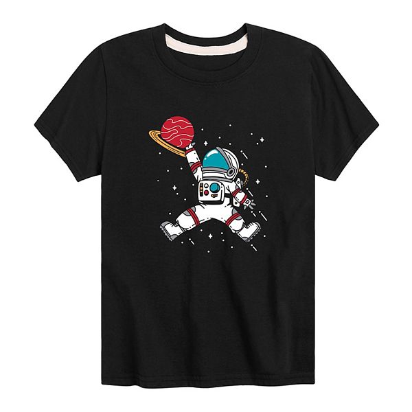 Boys 8-20 Astronaut Space Dunk Graphic Tee