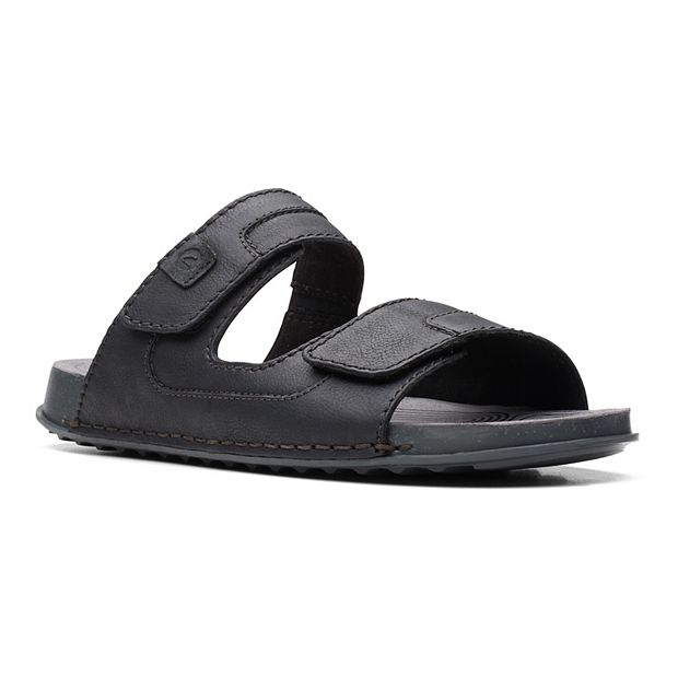 Deducir Golpeteo dinosaurio Clarks® Crestview Easy Men's Leather Slide Sandals