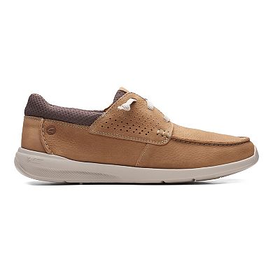 Clarks® Gorwin Moc Men's Leather Slip-On Shoes