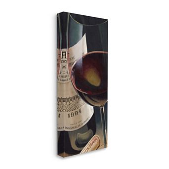 Stupell Home Decor Wine Glass & Bottle Wall Art