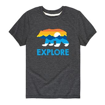 Boys 8-20 Explore Bear Graphic Tee