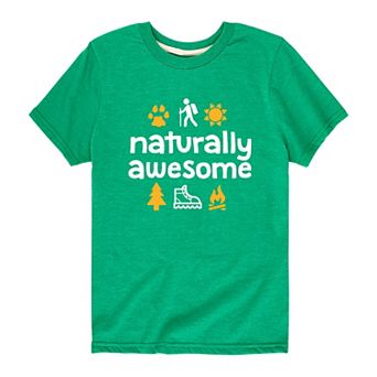 Boys 8-20 Naturally Awesome Hiking Graphic Tee