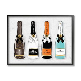 Stupell Home Decor Fashion Champagne Bottles Wall Art