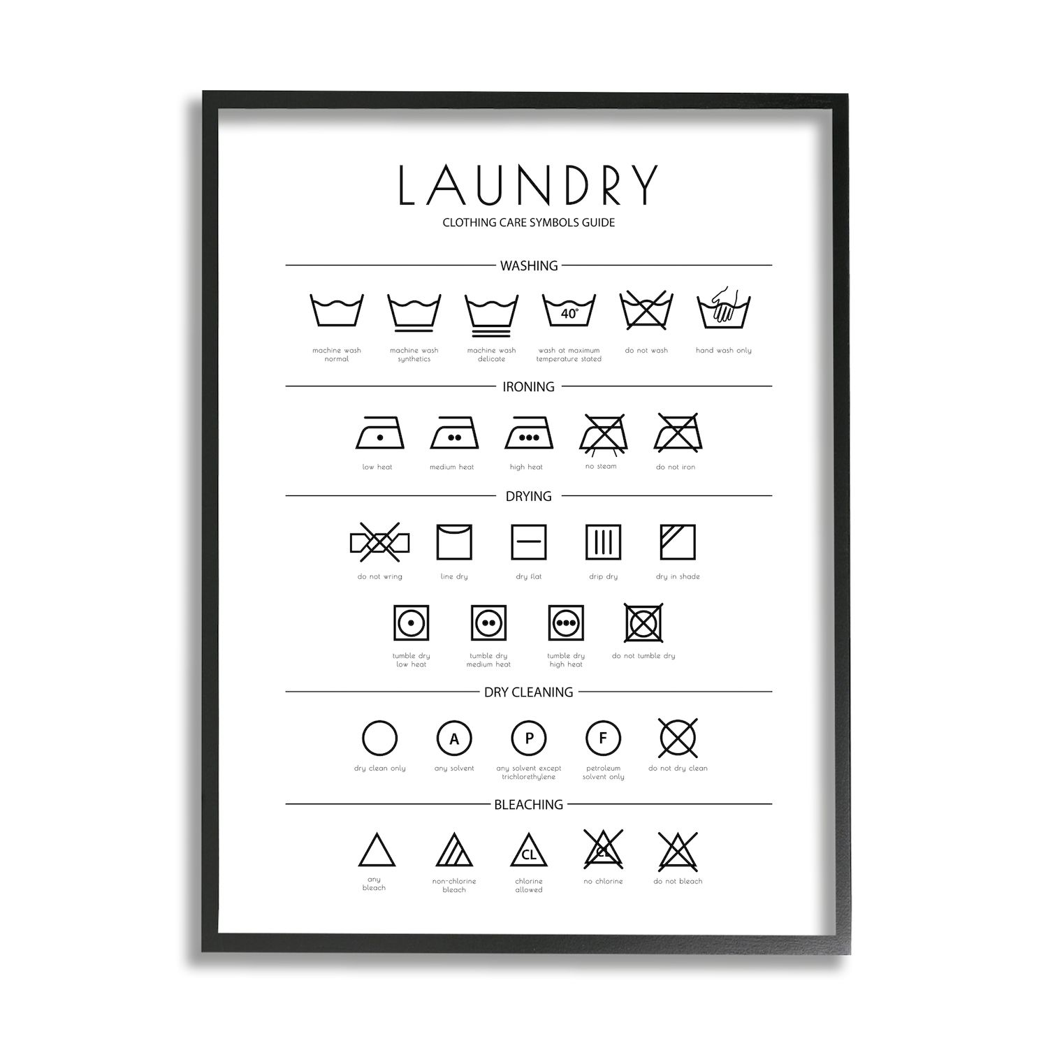 Laundry Room Jar Labels