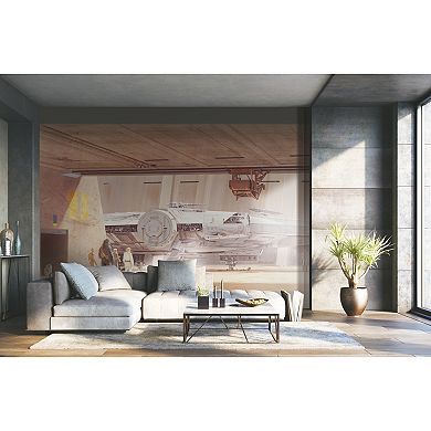 Star Wars Millennium Falcon 7-Panel Peel & Stick Wallpaper Mural by RoomMates
