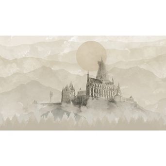 Harry Potter Hogwarts Castle 7-Panel Peel & Stick Wallpaper Mural by RoomMates