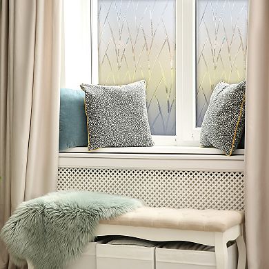 RoomMates Faux Bamboo Privacy Window Film Decal