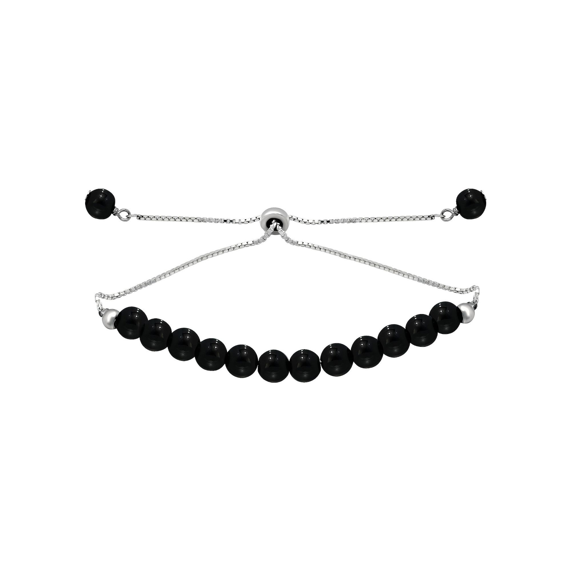 Aleure Precioso Gemstone Bead Frontal Adjustable Bracelet, Womens, Size: 