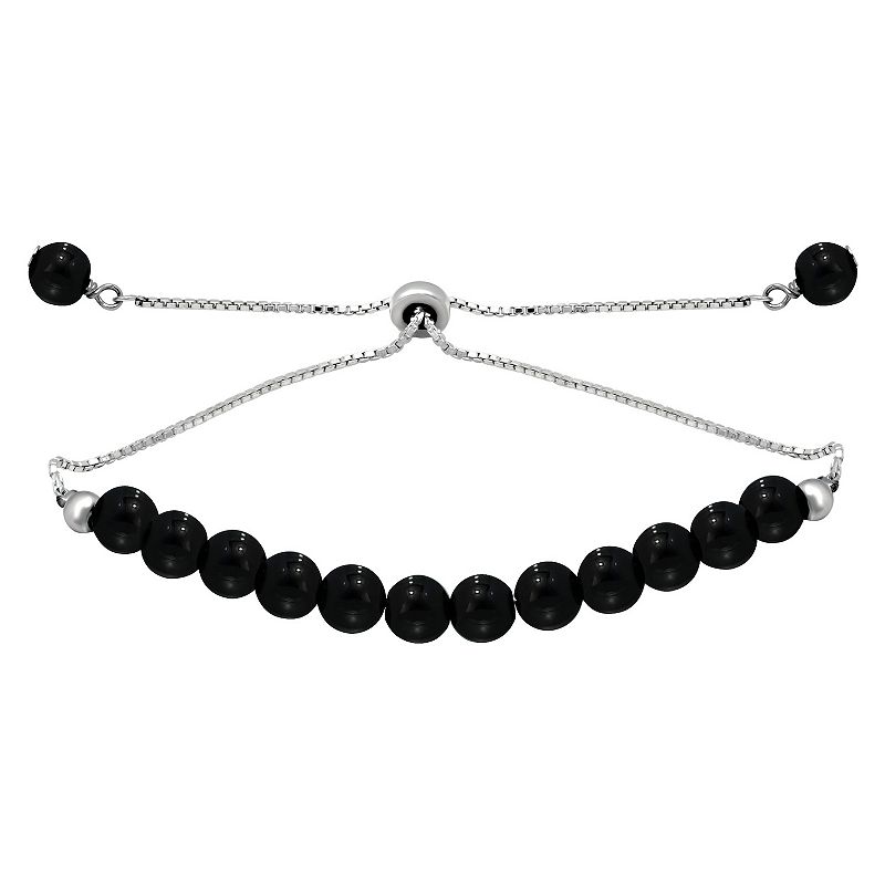 Aleure Precioso Gemstone Bead Frontal Adjustable Bracelet, Womens, Size: 