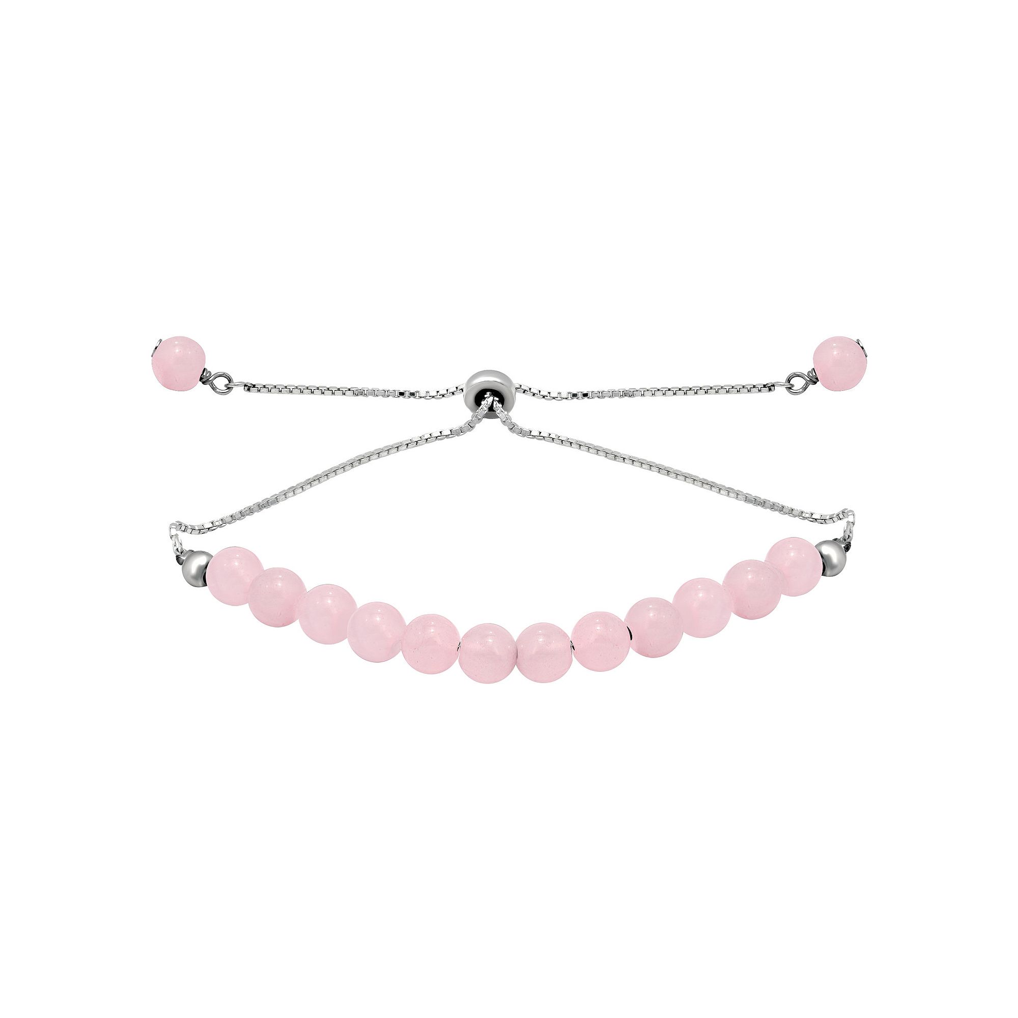 Aleure Precioso Gemstone Bead Frontal Adjustable Bracelet, Womens, Size: 