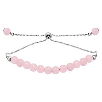 Aleure Precioso Gemstone Bead Frontal Adjustable Bracelet
