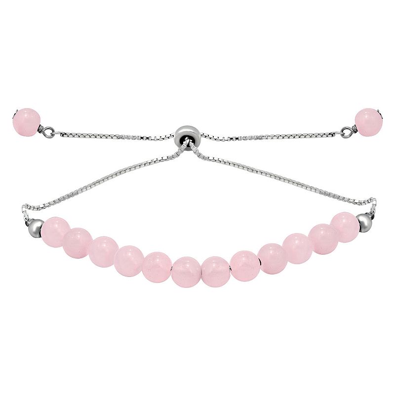 Aleure Precioso Gemstone Bead Frontal Adjustable Bracelet, Womens, Size: 