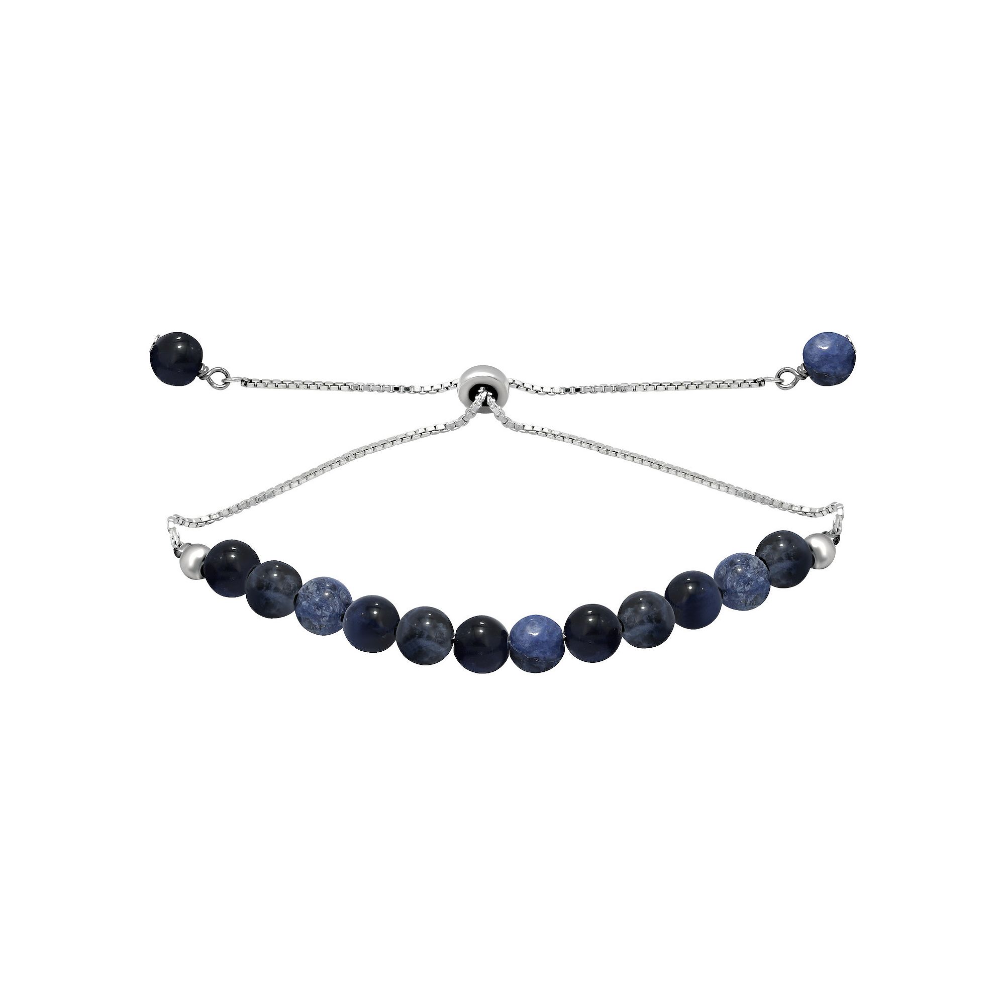 Aleure Precioso Gemstone Bead Frontal Adjustable Bracelet, Womens, Size: 