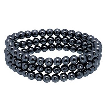Aleure Precioso Beaded 3-Row Stretch Bracelet
