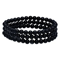 Simply Vera Vera Wang Black Chain Bangle Bracelet