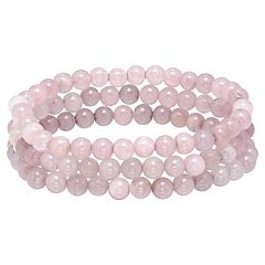 Store Aleure Preciosa Rose Quartz Bracelet