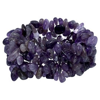 Aleure Precioso Gemstone Chip Stretch Bracelet