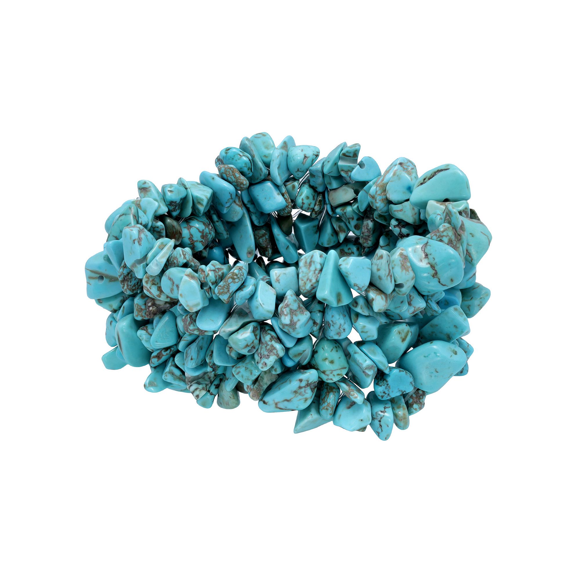 Aleure Precioso Gemstone Chip Stretch Bracelet, Womens, Size: 7.5, Howl