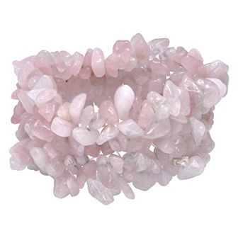 Aleure Precioso Gemstone Chip Stretch Bracelet