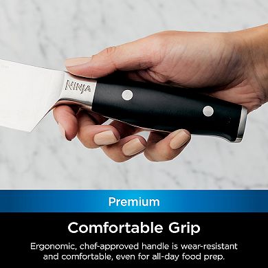 Ninja Foodi NeverDull System Premium German Stainless Steel Chef Knife & Knife Sharpener