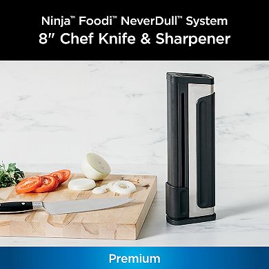 Ninja Foodi NeverDull System Premium German Stainless Steel Chef Knife & Knife Sharpener