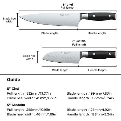 Ninja Foodi NeverDull System Premium 2-pc. German Stainless Steel Chef ...