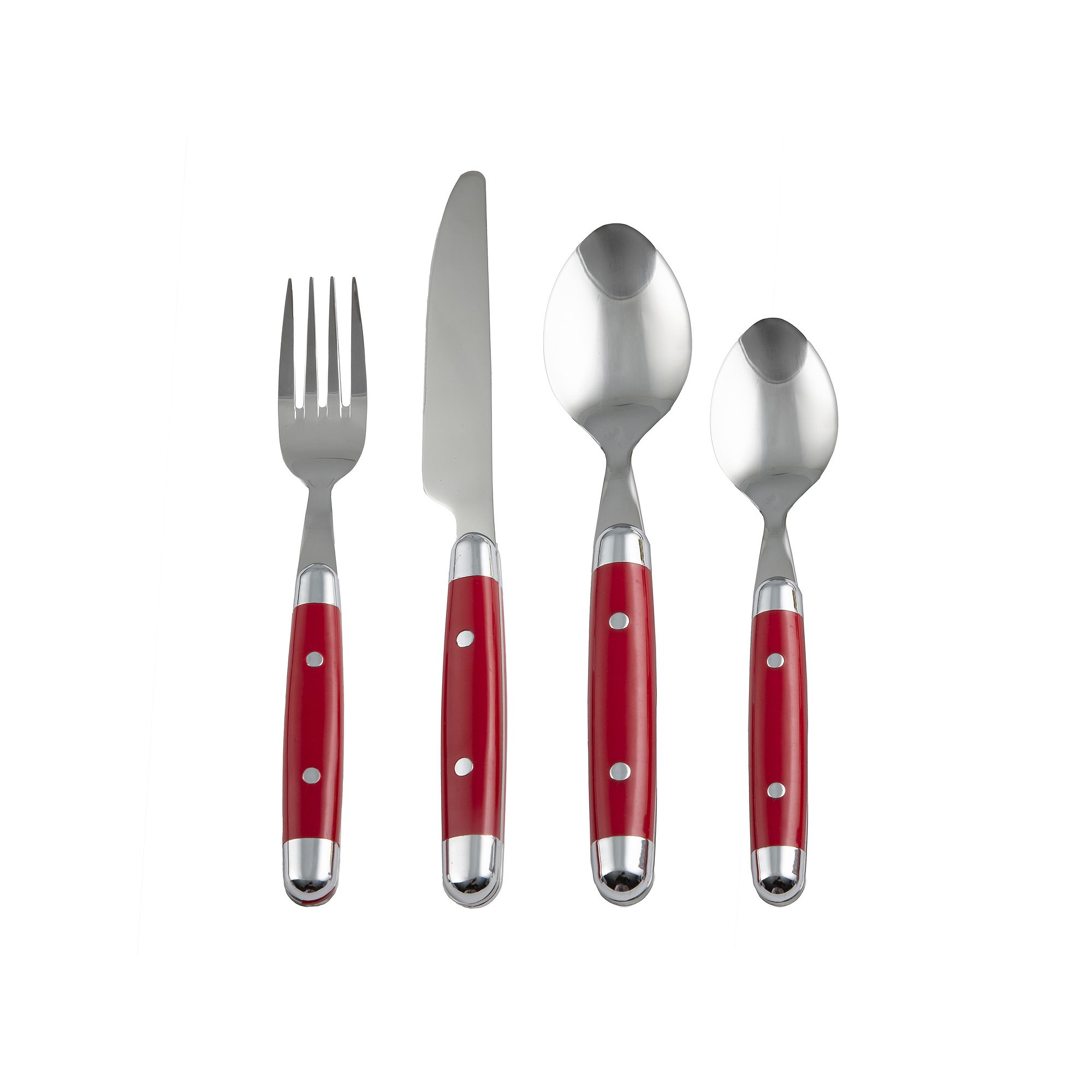 Cambridge Jubilee 16-pc. Flatware Set, Red