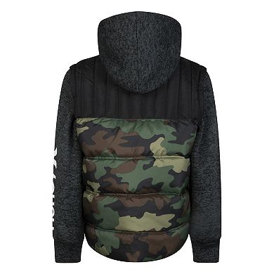 Boys 8-20 Hurley 2Fer Full-Zip Midweight Jacket