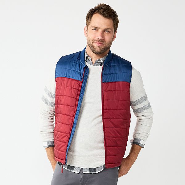 Kohls mens puffer vest hotsell